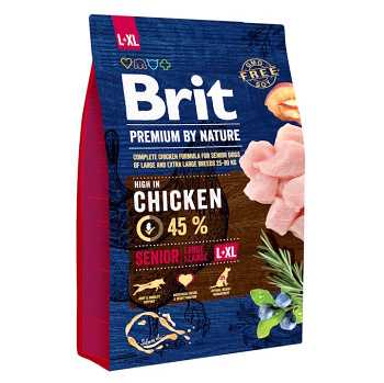 BRIT Premium by Nature Senior L+XL granule pro psy 1 ks, Hmotnost balení: 3 kg