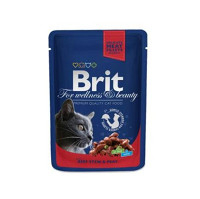 BRIT Premium Cat kapsa with Beef Stew & Peas 100 g