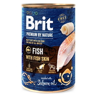 BRIT Premium by Nature Fish & Fish Skin konzerva pro psy 1 ks, Hmotnost balení: 400 g