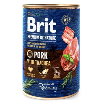 BRIT Premium by Nature Pork & Trachea konzerva pro psy 400 g