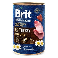 BRIT Premium by Nature Turkey & Liver konzerva pro psy 400 g