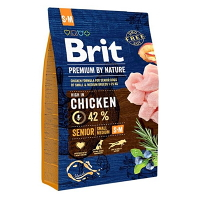BRIT Premium by Nature Senior S+M granule pro psy 1 ks, Hmotnost balení: 3 kg