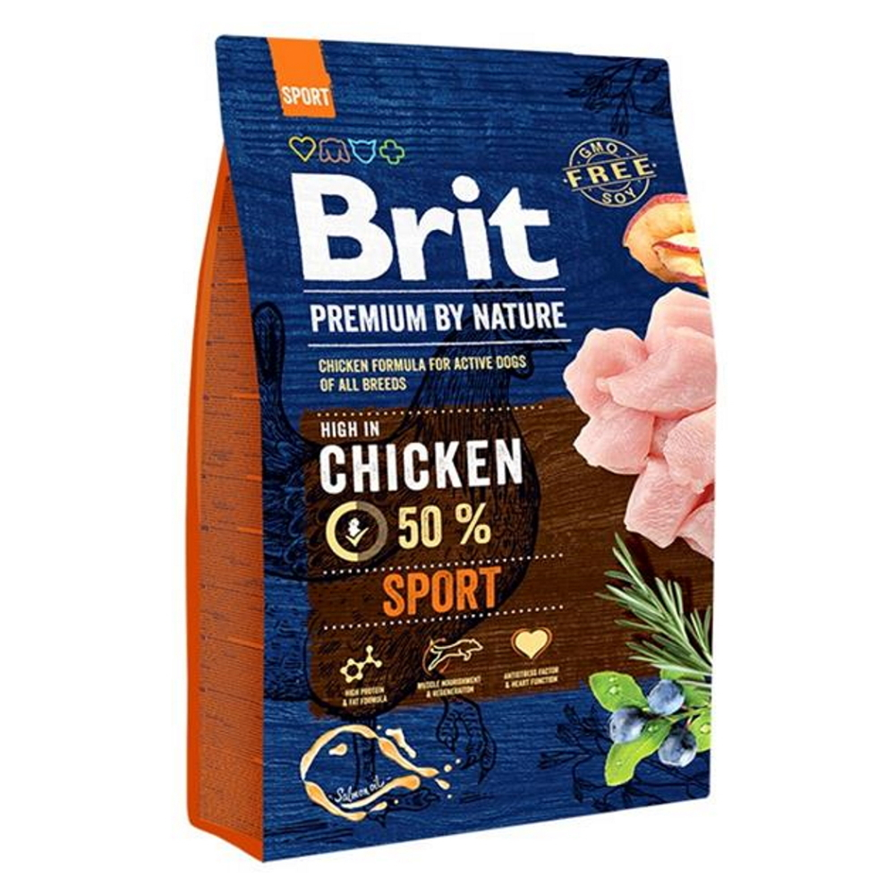 Levně BRIT Premium by Nature Sport granule pro psy 1 ks, Hmotnost balení: 3 kg