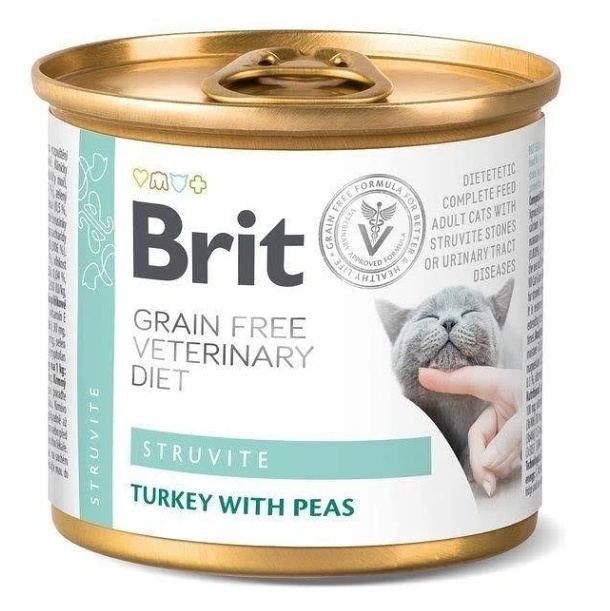 E-shop BRIT Veterinary diet grain free struvite pro kočky 200 g