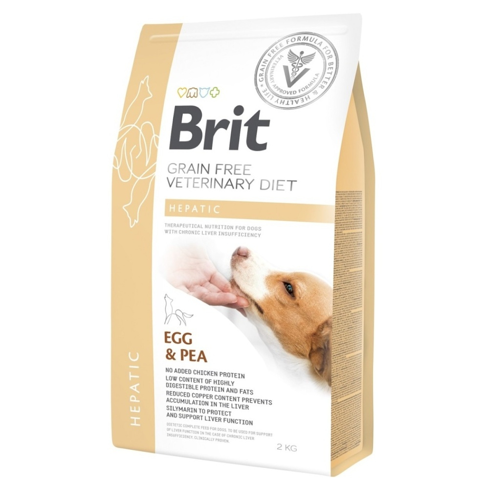 E-shop BRIT Veterinary diet grain free hepatic granule pro psy, Hmotnost balení: 2 kg