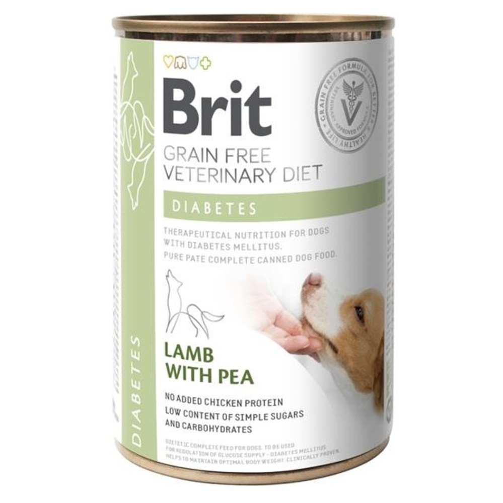 E-shop BRIT Veterinary diet grain free diabetes pro psy 400 g