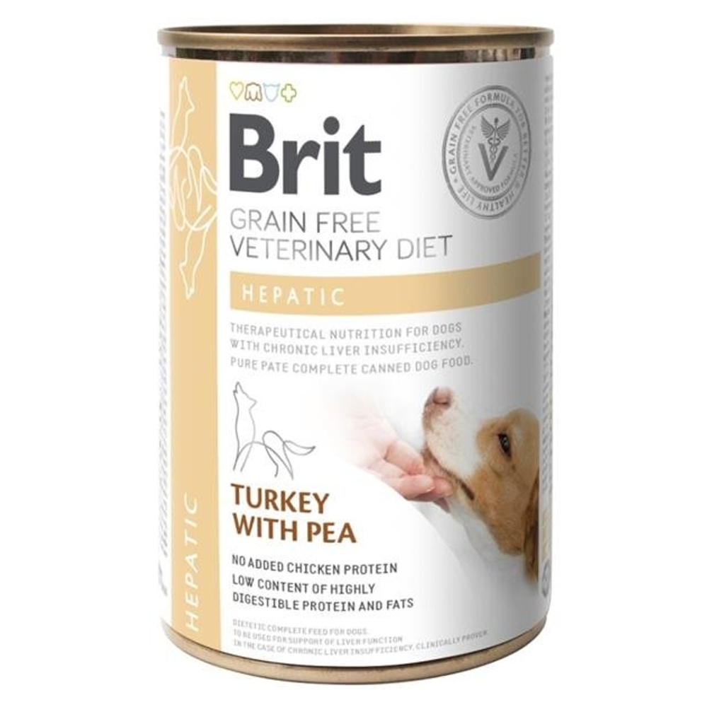 Levně BRIT Veterinary diet grain free hepatic 400 g