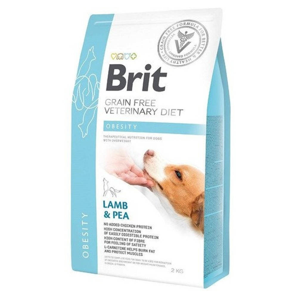 Levně BRIT Veterinary diet grain free obesity granule pro psy, Hmotnost balení: 12 kg