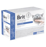 BRIT Veterinary Diet Cat Pouch fillets in Gravy Recovery 12x85 g
