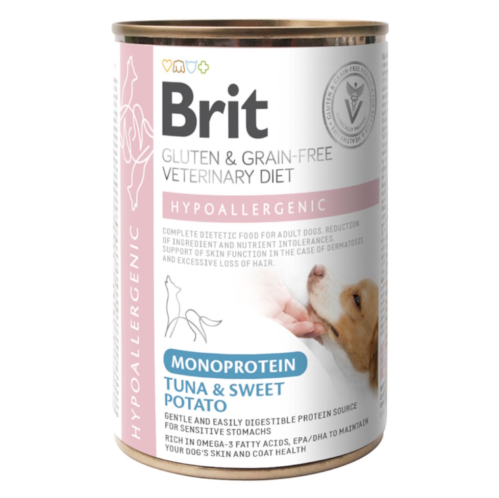 BRIT Veterinary Diet GF Mono Protein Hypoallergenic Tuna pro psy 400 g