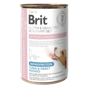 BRIT Veterinary Diet GF Mono Protein Hypoallergenic Tuna pro psy 400 g ()
