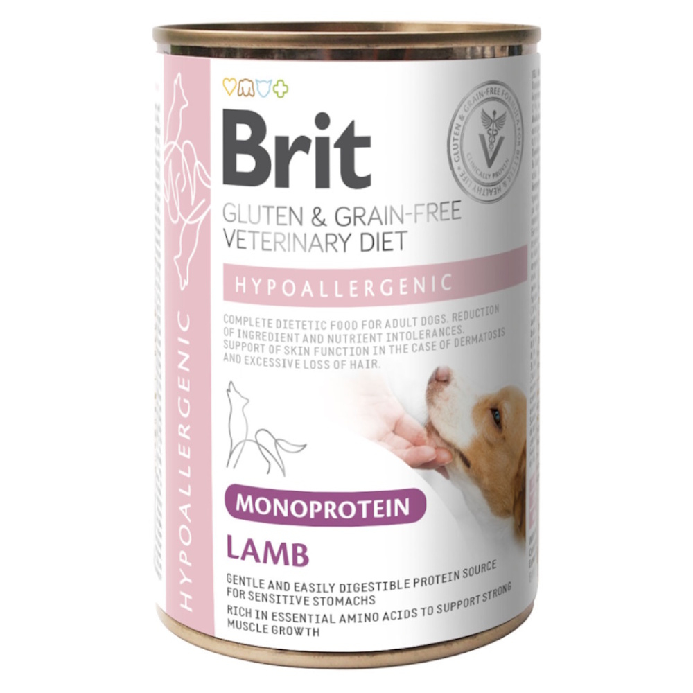 BRIT Veterinary Diet GF Monoprotein Hypoallergenic Lamb pro psy 400 g