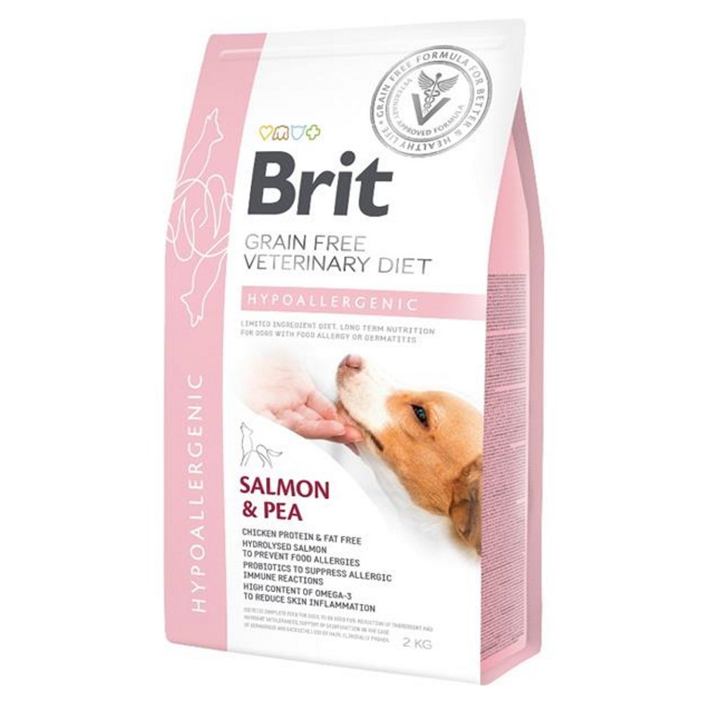 BRIT Veterinary diet grain free hypoallergenic granule pro psy, Hmotnost balení: 2 kg