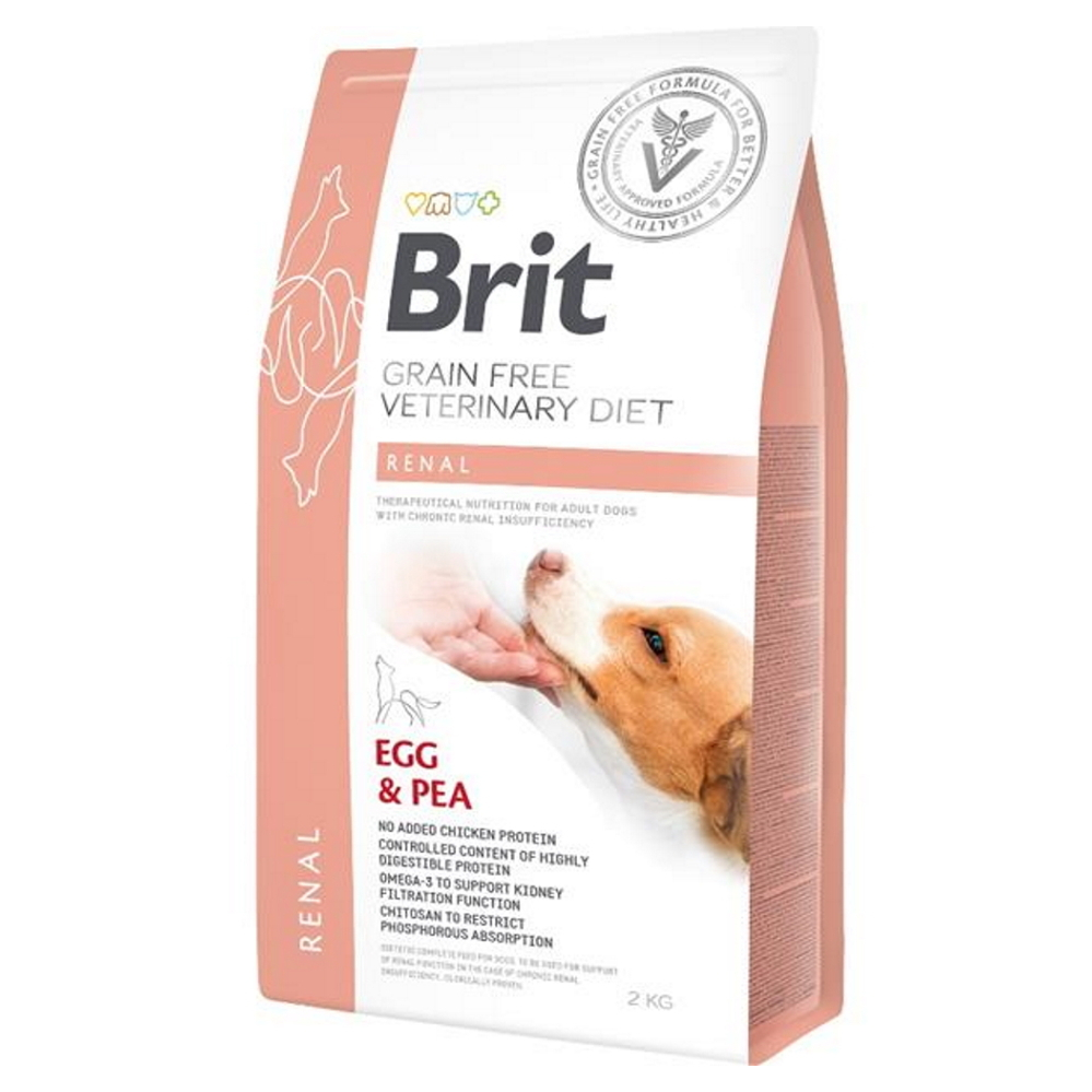 E-shop BRIT Veterinary diet grain free renal granule pro psy, Hmotnost balení: 2 kg