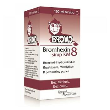 BROMHEXIN 8 KM sirup 100 ml