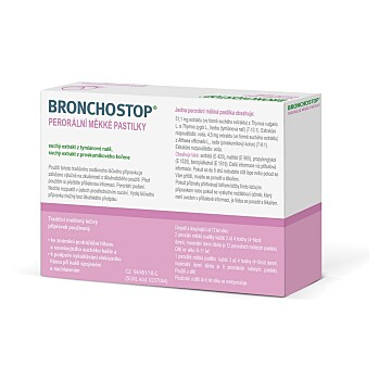BRONCHOSTOP perorální měkké pastilky 20 kusů (Na suchý kašel)