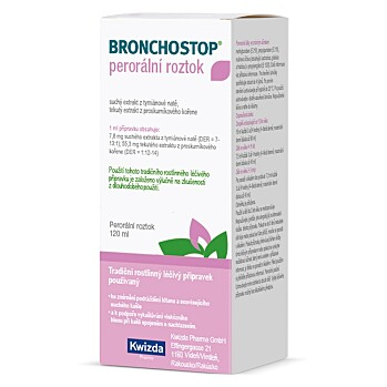 BRONCHOSTOP Sirup 120 ml (Na suchý kašel)