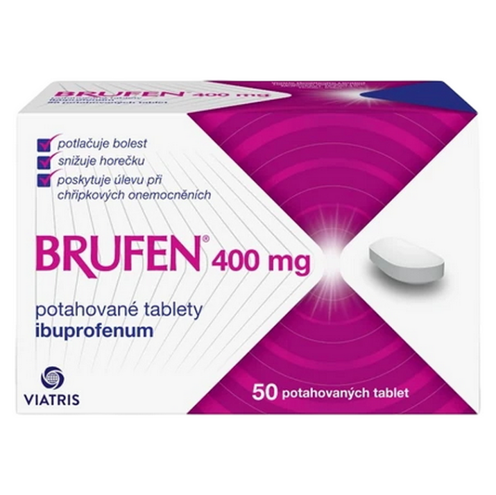 BRUFEN 400 mg 50 potahovaných tablet II