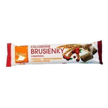 NATURE LINE Brusinky celozrnné sušenky 65 g