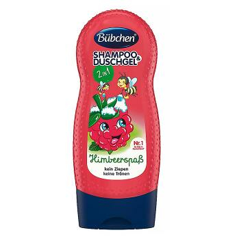 BÜBCHEN Kids Šampon a sprchový gel MALINA 230 ml
