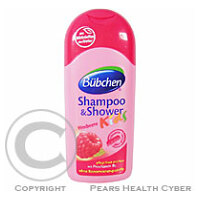 Bübchen šampon a sprchový gel pro děti malina 200ml
