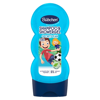 BÜBCHEN Kids šampon a sprchový gel 2v1 sport 230 ml (Dětské šampony) - Čistící