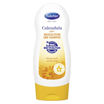 BÜBCHEN Měsíčková koupel a šampon 230 ml (Dětské šampony) - Zklidňující, Čistící, Hypoalergenní