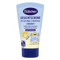 BÜBCHEN Dětský ochranný krém na obličej OF 50+ 50 ml