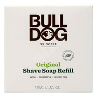 BULLDOG Holicí mýdlo v bambusové misce - náhradní náplň Original Shave Soap 100 g