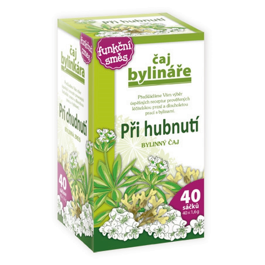Levně BYLINÁŘ Hubnoucí bylinný čaj 40x1.6 g