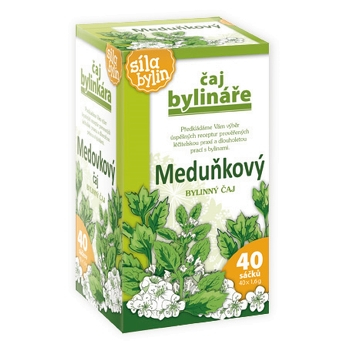 BYLINÁŘ Meduňkový bylinný čaj 40x1.6 g