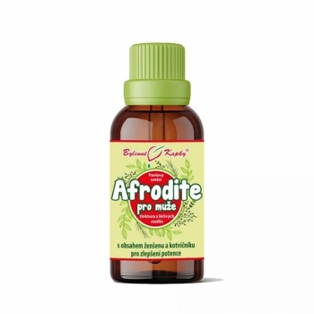 BYLINNÉ KAPKY Afrodite pro muže 50 ml (Potence, erekce) - Vícesložkové