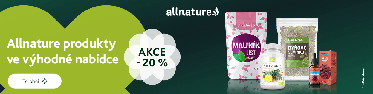 SLEVA 20 % na produkty Allnature