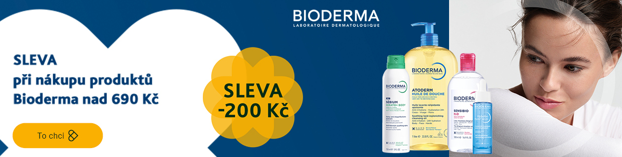 SLEVA 200 Kč na produkty BIODERMA