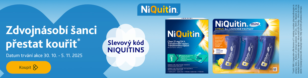 SLEVOVÝ KÓD na produkty Niquitin