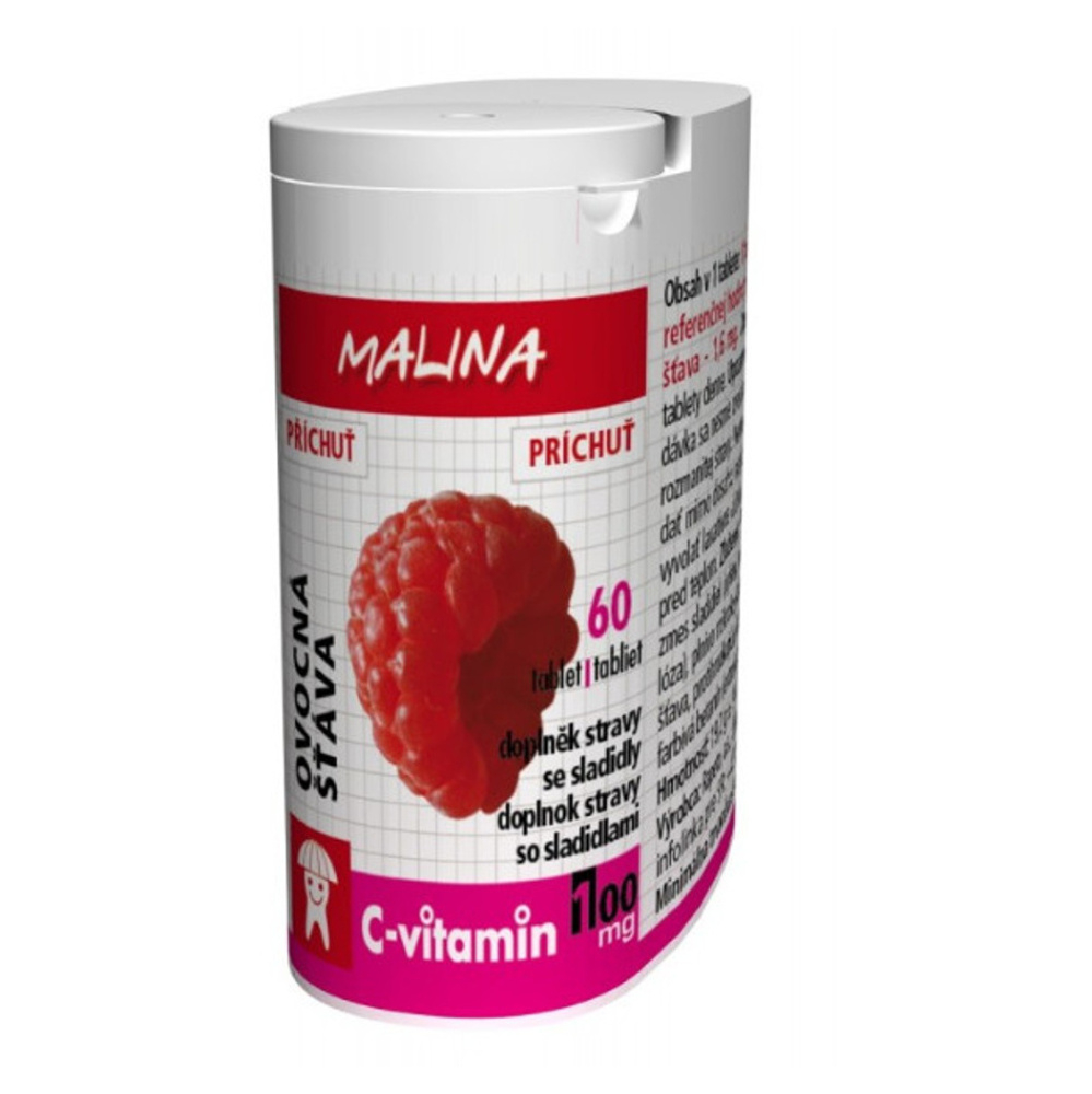 E-shop RAPETO C-vitamin 100 mg malina 60 tablet