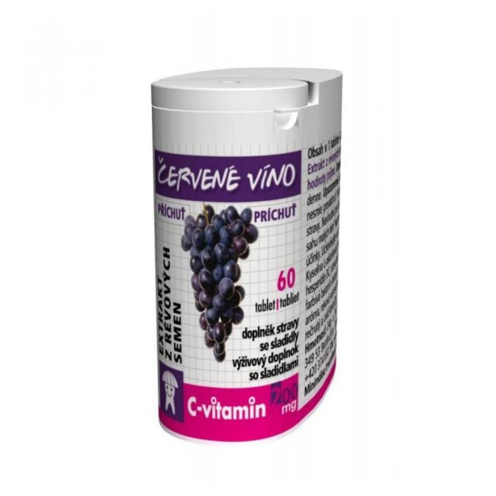 C-Vitamin 200mg - Červené víno se sukralózou