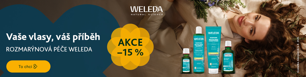 SLEVA 15 % na vlasovou kosmetiku Weleda