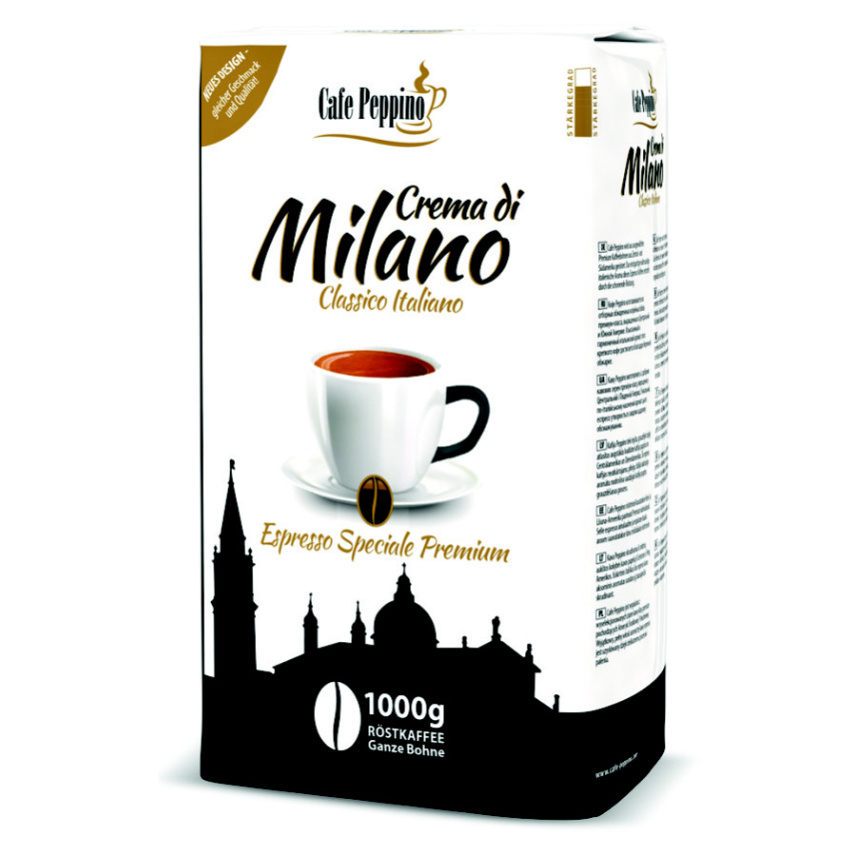 Levně CAFE PEPPINO Milano zrnková káva 1 kg