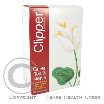 Čaj Clipper green tea nettle 25x2g