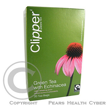 Čaj Clipper green tea with Echinacea 20 x 2 g