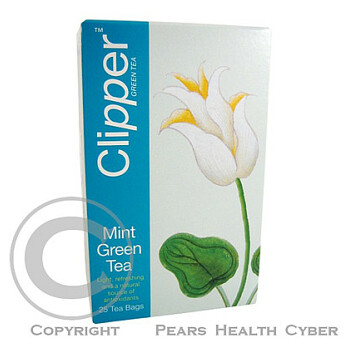 Čaj Clipper Mint Green Tea 25x2g