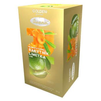 GOLDEN GARDEN Ovocný čaj s příchutí Rakytníku a Limetky 20x2,5 g