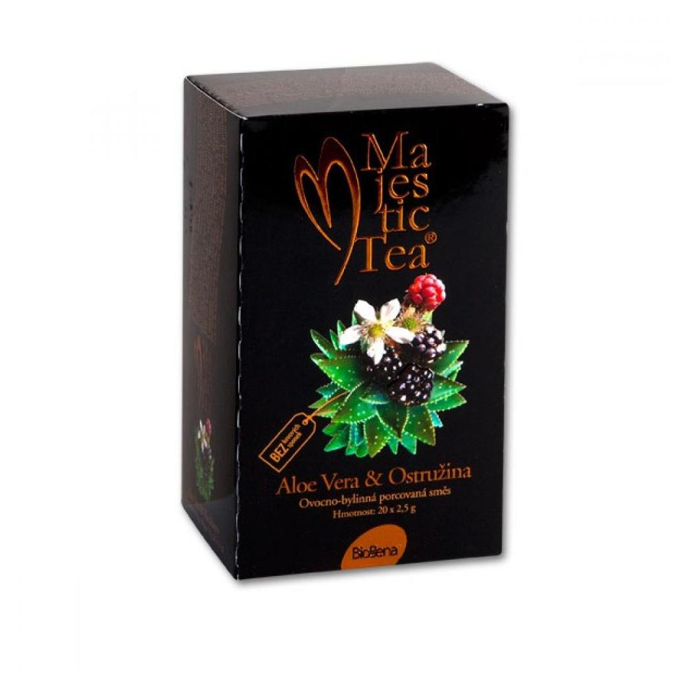 Levně BIOGENA Čaj Majestic tea aloe vera + ostružina 20x2.5 g