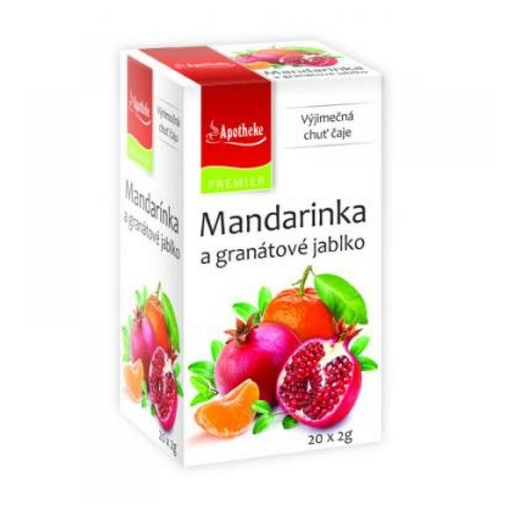 E-shop APOTHEKE Mandarinka + granátové jablko čaj 20x2 g