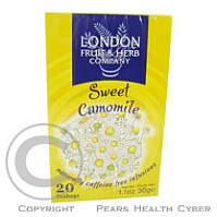 Čaj Sweet Camomile - heřmánkový 20x1g LONDON HERB