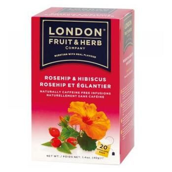 LONDON FRUIT & HERB Organic čaj Rosehip-šípkový 20x1 g 