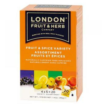LONDON FRUIT & HERB Ovoce a koření variace 20x2 g