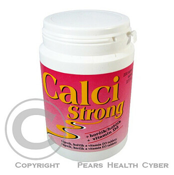 Calci Strong + Horčík + vit. D3 tbl. 200 Vitabalans