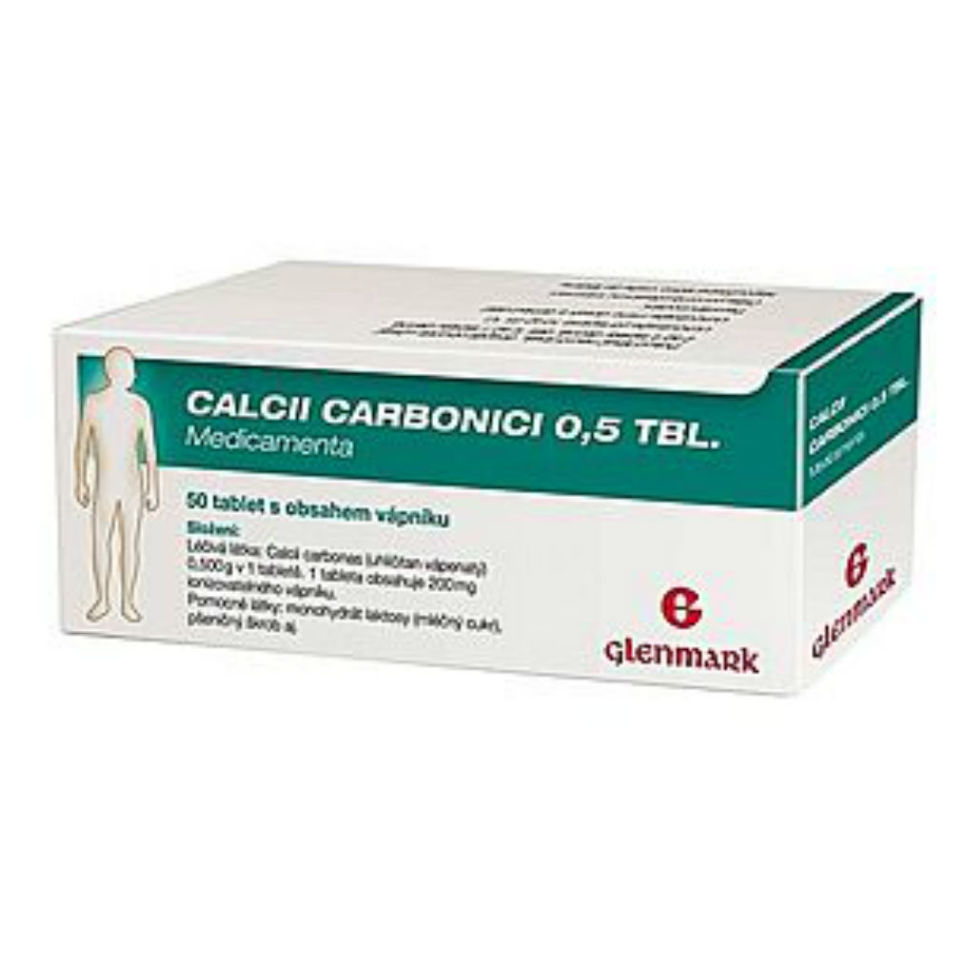 E-shop CALCII CARBONICI 0,5 TBL. MEDICAMENTA 50x0.5GM Tablety